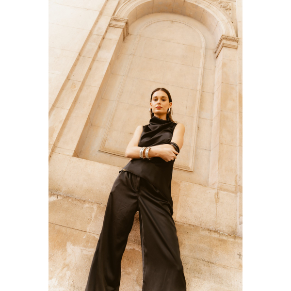 Pantalón ikatú crepé