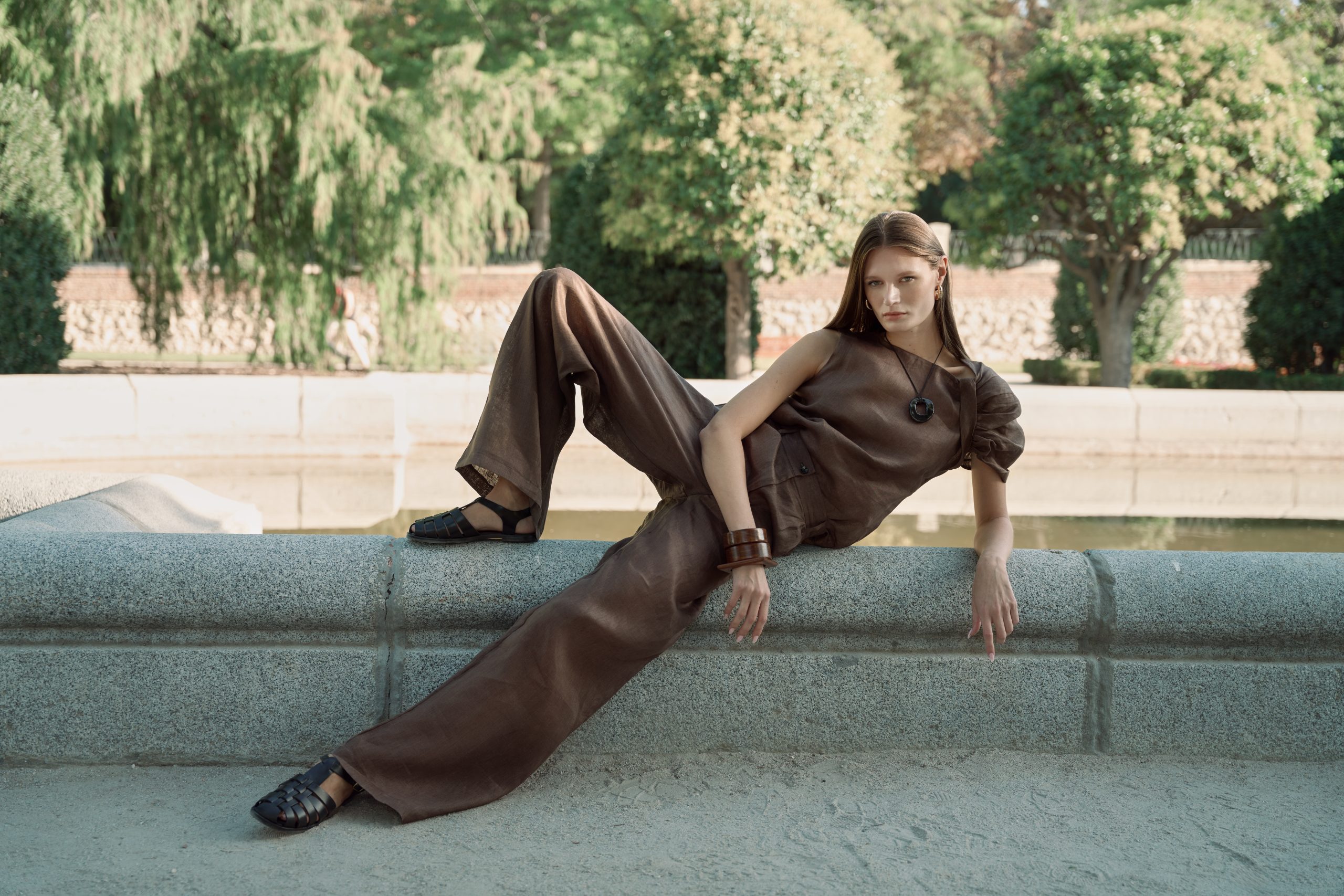 Top Asimetrico lino - Image 5